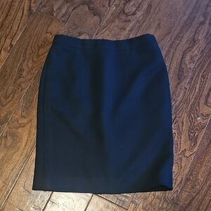 J. Crew Classic Black Pencil Skirt